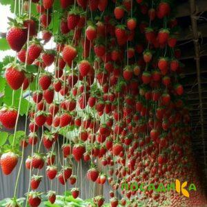 Клубника ампельная Анастасия купить по цене от 370р. в интернет-магазине «Посадика» с доставкой почтой в в Шадринске и по всей России – [изображение №1].