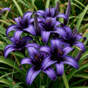 Лилейник Блю Айрис купить по цене от 324р. в интернет-магазине «Посадика» с доставкой почтой в в Шадринске и по всей России – [изображение №1].